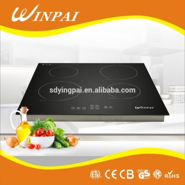 Multifunction 4 burner downdraft electric cooktop