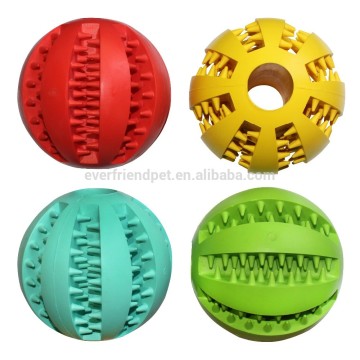 soft ball natural rubber dog toy