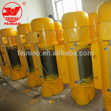 Electric wire rope hoist rope pulley hoist made in China