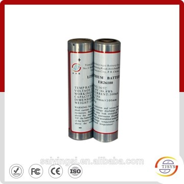 cc size high temperature downhole Li/socl2 batteries