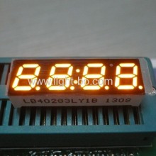 Super Amber Four-digit 0.28" (7mm) Cathode 7-segment Led Display ,30.2 X 10 X 6.1 Mm?