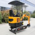 1 ตัน Crawler Mini Excavator ทำงานน้ำหนัก 1 ตัน