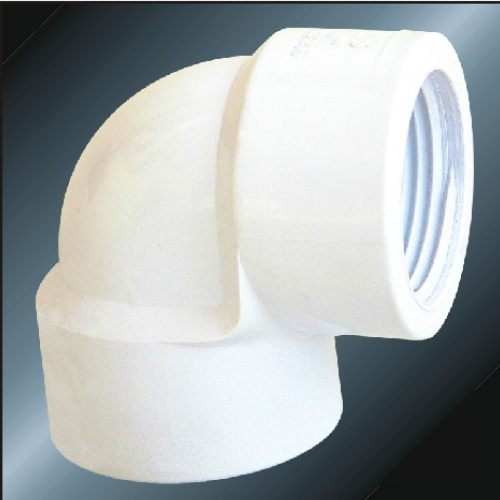 BS4346 Abastecimento de Água Upvc Rosca Fêmea Cotovelo Branco