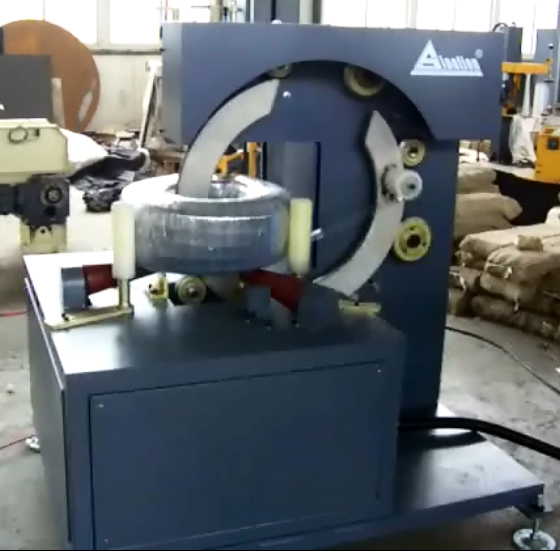 Tyres Packing Ring Coil Wrapping Machine