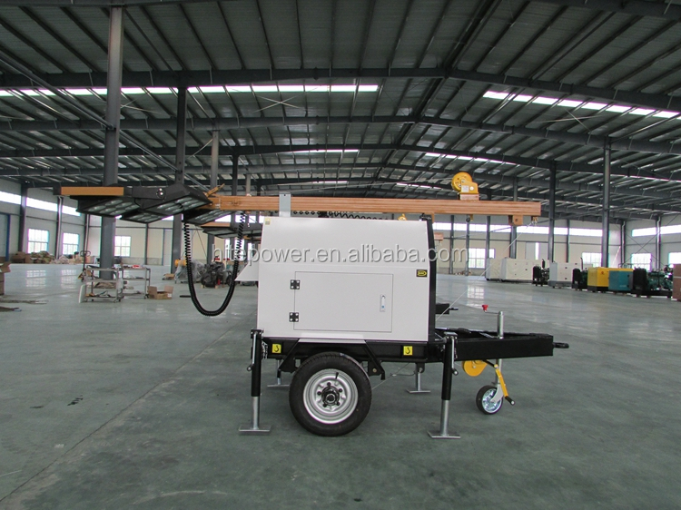 Ce approved mobile light tower diesel generator for sale