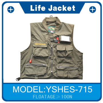 HOT Selling Navy Inflatable Life Jacket /Marine Work Life Jacket