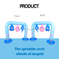 กลางแจ้งพองโค้ง sprinklers ของเล่นยิงพอง