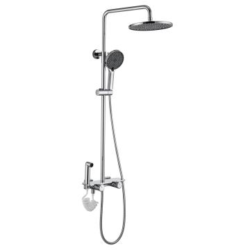 Dual Handle Exposed Shower Faucets set