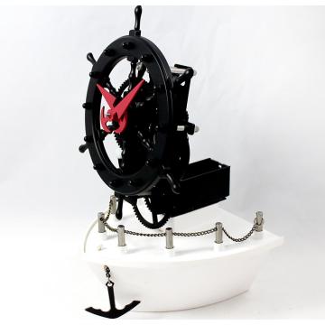 Metal Ship Rudder Gear - Reloj de escritorio