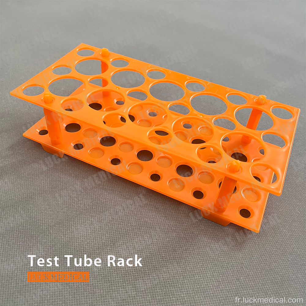 Utilisation de la biologie du support de tube à essai