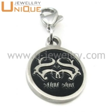 Personalized/custom engraved metal jewelry tags/charms/pendants wholesale