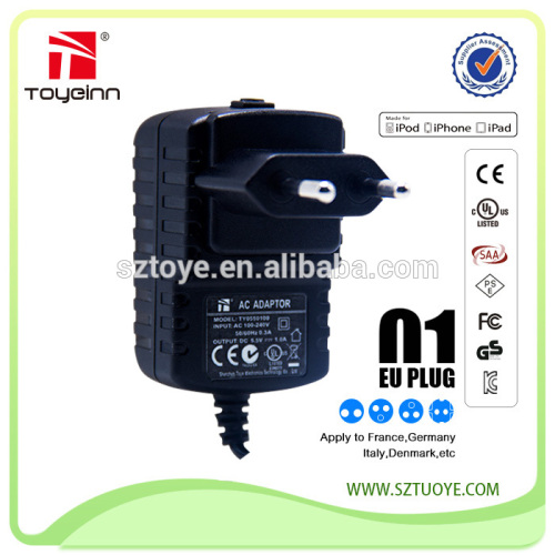 100-240V International AC/DC Home Wall Charger for world market