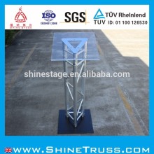 portable aluminum triangle podium fashion speech podium