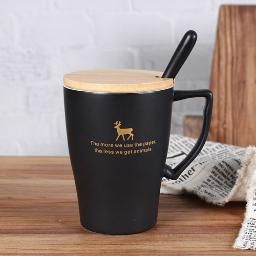 animal matte colorful coffee mug