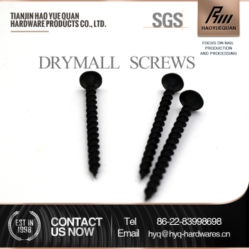 Plastic coil drywall screw color zinc coated drywall screw