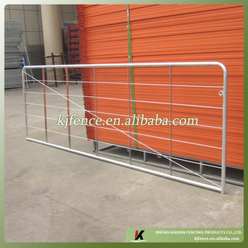 Metal farm fence gate