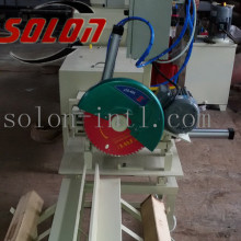 Single head wood pallet block machine