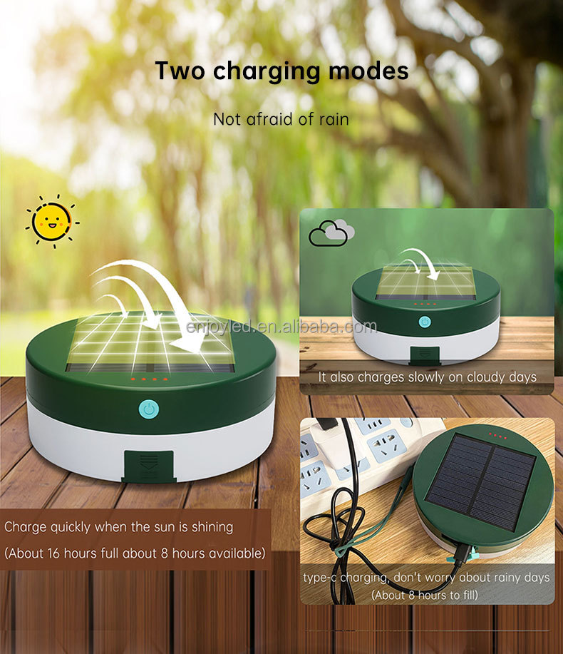 New Arrival Practical Easy Carry Multi Functions Optional LED Light Used For Outdoor Camping Tent Garden for boat yacht forest