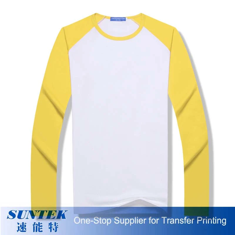 Colorking Sublimation Blank Long Sleeve Tshirt for Spring Autumn Winter
