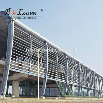 fabricated fixed sun louver,commercial sun louver,aluminum sun louver