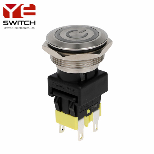 19mm high current Metal Pushbutton Switches