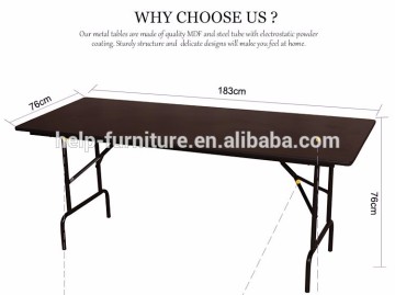 Folding table modular conference tables