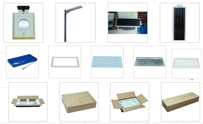 30W Integrated Solar Power LED Street Lamp with CE RoHS