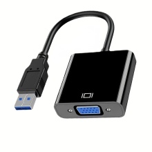 1080P USB 3.0 Male to VGA Female Adaptor Converter: High-Resolution Video Connection Solution
