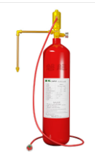 Indirect heptafluoropropane fire detection tube fire extinguishing device