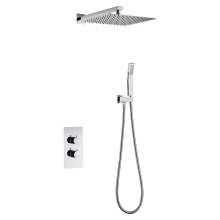 Double-Handle Double-Function Rain Fall Shower