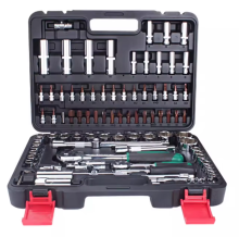 124 PCS Professional Hardware Tools Socket Set Mechanic Car Repair Tool Kit