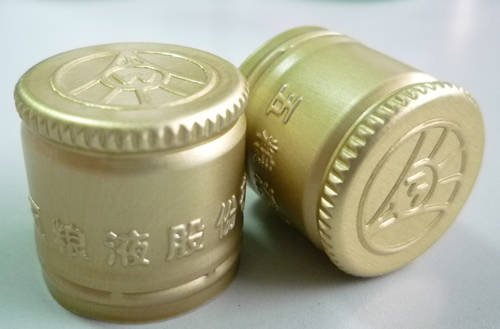 Embossing liqour bottle caps