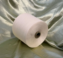 Cotton or polyester T-shirt yarn