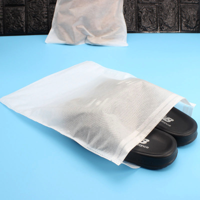 Wholesale waterproof dustproof custom promotional cheap sports drawstring shoe bag