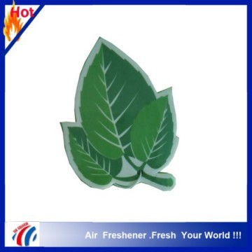 leaf shape small minimum order quantity paper car air freshener