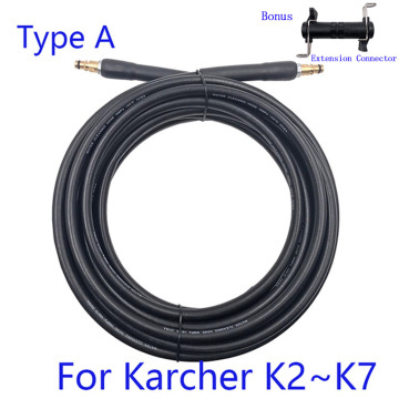 6~15 Meters High Pressure Washer Hose Pipe Cord Car Washer Water Cleaning Extension Hose Gun Quick Connect for Karcher K-Series