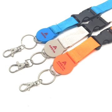Combine And Retractable Neck Strap Lanyards