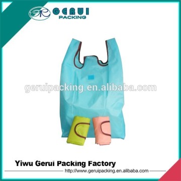 velcro closure polyester foldable bag