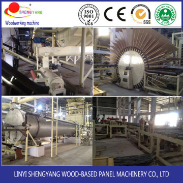 automatic particle board production line / particle board