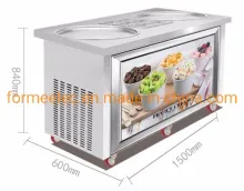 50cm Round Plate Fry Ice Cream Machine Fry Ice Cream Maker Ice Cream Roller