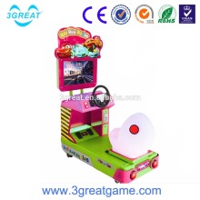 Indoor arcade driving racing game machine for game center