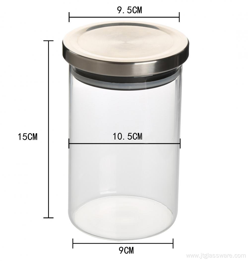 Metal lid circle airless food jar