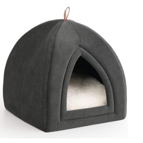 Microfiber Indoor Outdoor Pet Tent Cave Bed