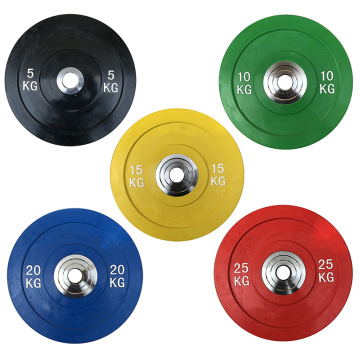 Color Rubber Bumper Plates Olympic Barbell Weight Plate