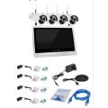 HD WiFi Sistema de câmera 4Chnvr kit com monitor