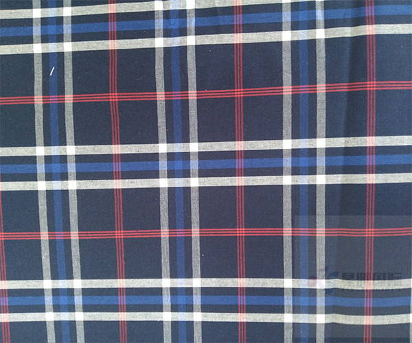 Checked Fabric Pattern Soft 100% Cotton Textile