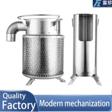 Stainless steel liquid gas vaporizer