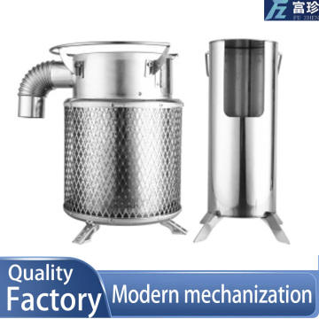 Stainless steel liquid gas vaporizer