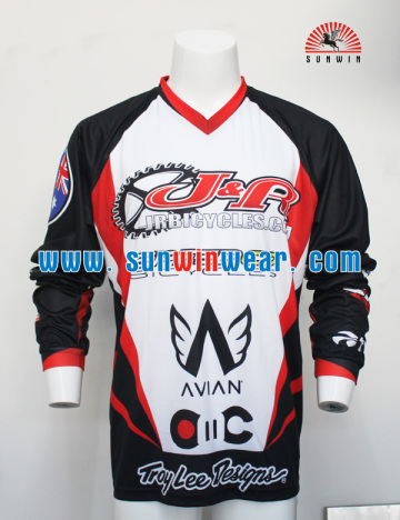 new Popular bmx jerseys wholesale mtb downhill clothes custom bmx jerseys