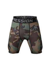 Mens compression printed custom camo boxer shorts